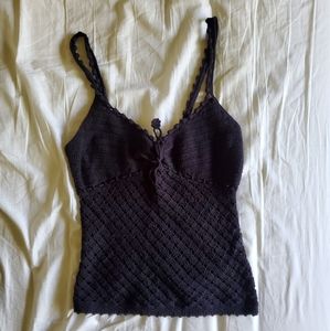 Vintage Y2K Crochet Cami